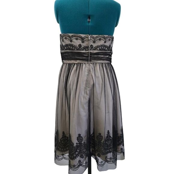 David’s Bridal Strapless Prom Dress Women's Size 16 Vintage 2009 Y2K - Picture 3 of 9